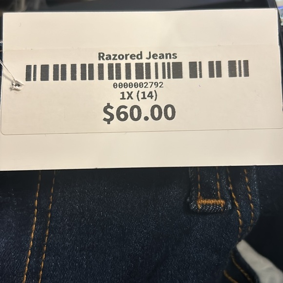 NWT Loverly Fit SZ 1X Ultra High Rise Razor Skinny W/34”-36” - Picture 3 of 3